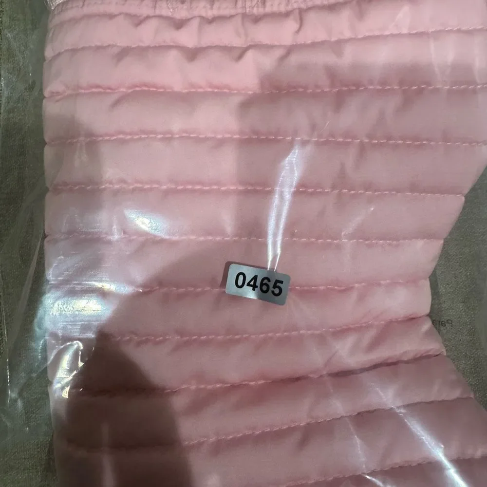 Lilly Pulitzer girls Cypress Puffer Vest in Capri Pink size M (6/7)